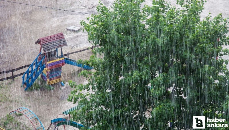 Meteoroloji'den Ankara için 4 saatlik sağanak yağış uyarısı!