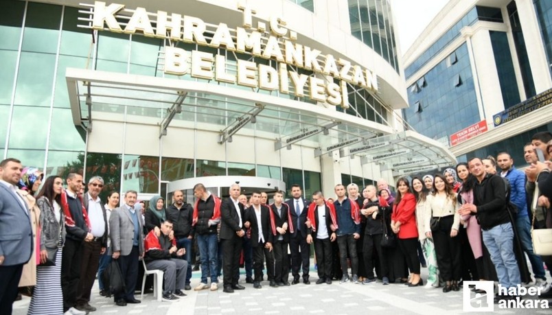 Kahramankazan Belediyesi engelli bireylerin askerlik sevincine ortak olacak