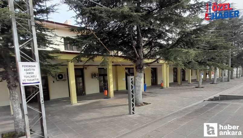 Ankara'nın gözden düşen tren istasyonu: Eski günlerinden uzak bir halde!