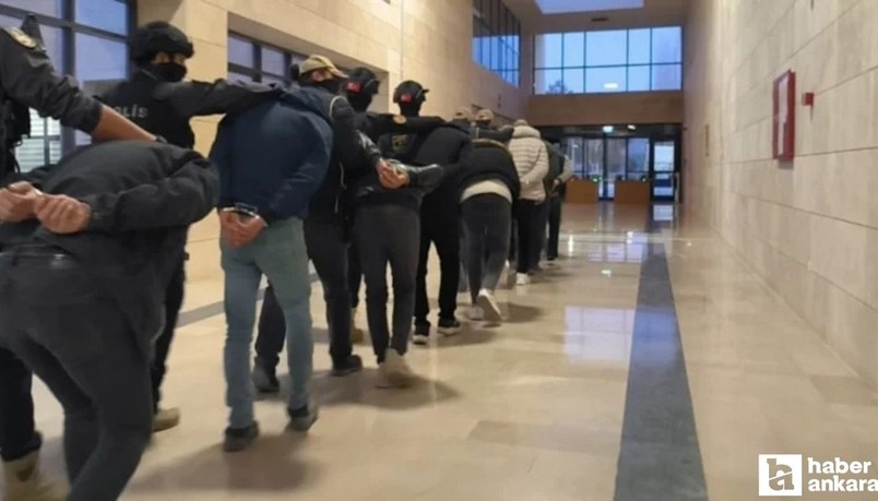 Ankara'da düzenlenen operasyonlarda aranan 963 suçlu yakalandı