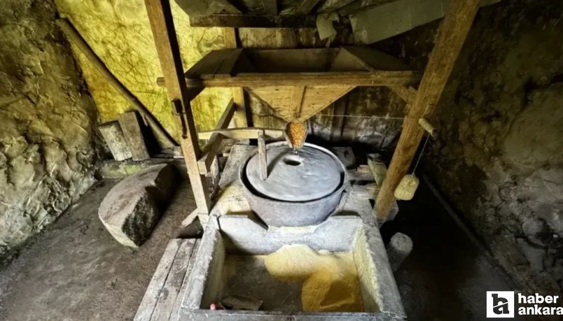 Konya'da su değirmenciliği geleneğinin son neferi halen çalışıyor