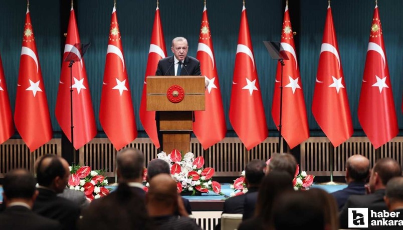 Cumhurbaşkanı Erdoğan kabine toplantısında alınan yeni kararları açıkladı