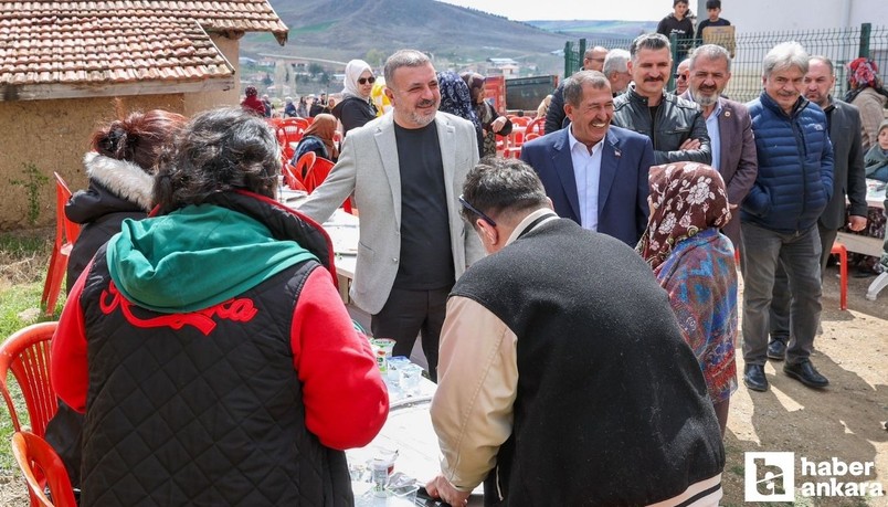Sincan Belediye Başkanı Ercan Beyobası'nda yağmur duasına katıldı