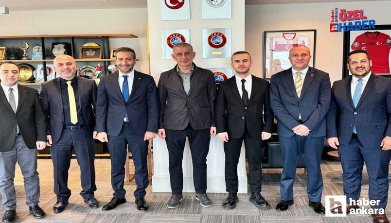 Bağımsız Ankaragücü Delegeleri Platformu'ndan, TFF Başkanı İbrahim Hacıosmanoğlu'nu ziyaret