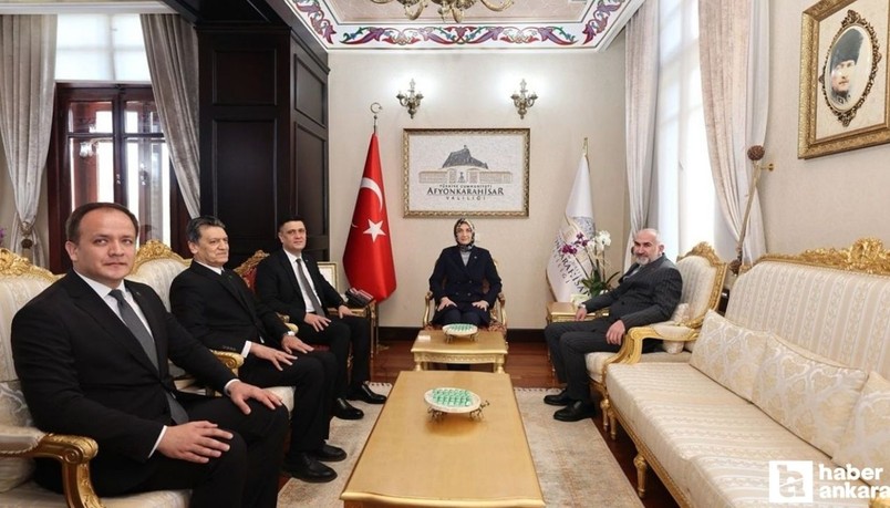 Türkmenistan'ın Ankara Büyükelçisi İşanguliyev, Afyonkarahisar'ı ziyaret etti