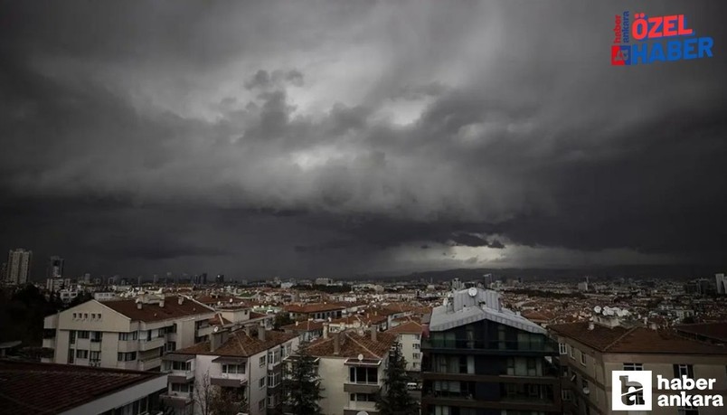 Dışarıda planı olanlar dikkat: Başkentte sağanak yağış bekleniyor
