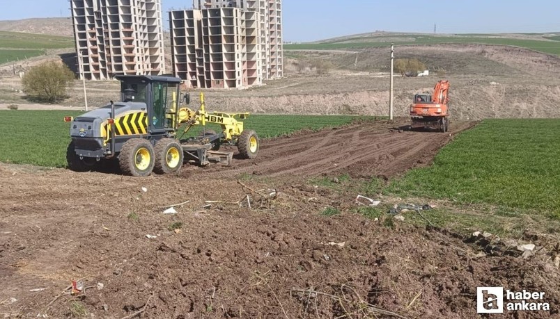 Pursaklar Belediyesi ilçeye yeni yollar kazandırmaya devam ediyor