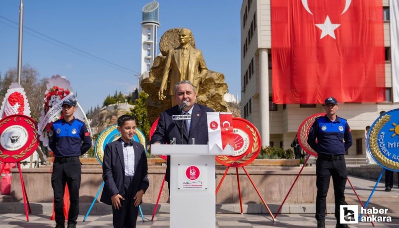 Keçiören Belediyesi 23 Nisan mesajını Kalaba Meydanında verdi