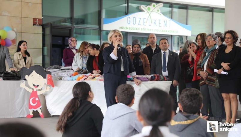 Etimesgut Belediyesi'nden çocuklara hediye jesti