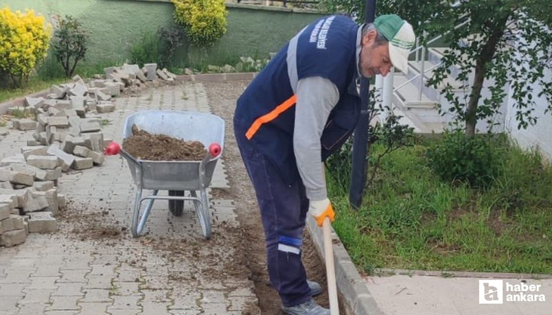 Pursaklar Belediyesi camilerin acil ihtiyaçlarını karşılamaya devam ediyor