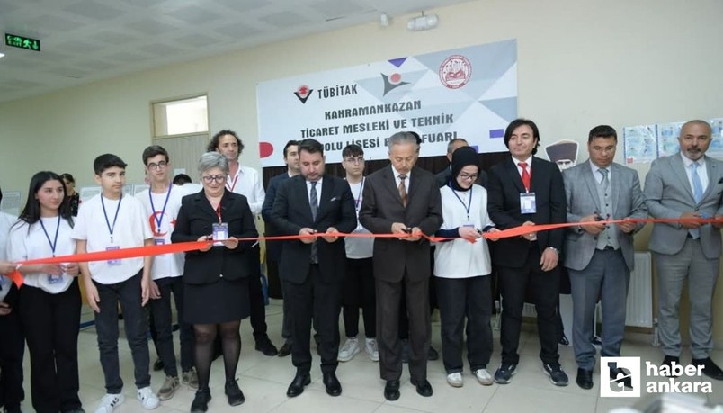 Kahramankazan Belediye Başkanı Çırpanoğlu TÜBİTAK Bilim Fuarı açılışını yaptı