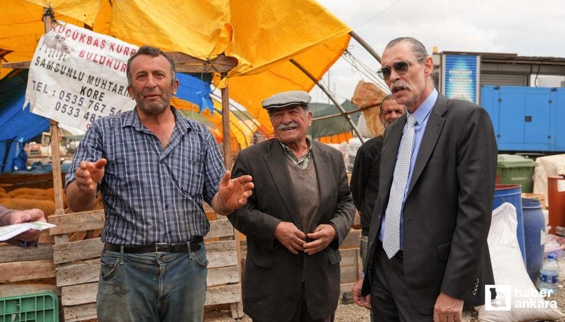 Başkan Erdal Beşikcioğlu Ayyıldız Kurban Pazarı'nı ziyaret etti