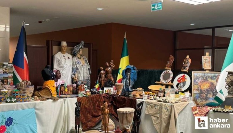 Afrika kültürü Ankara'da Millet Kütüphanesi'nde ziyarete açıldı