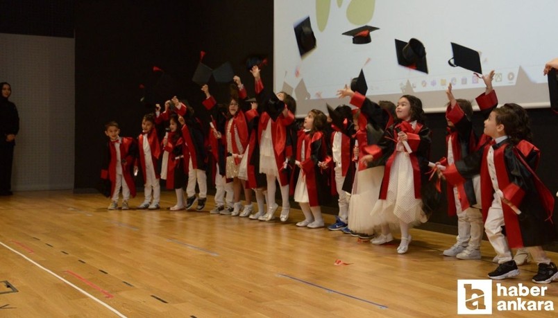 Kahramankazan Belediyesi kreş öğrencileri için mezuniyet töreni düzenledi