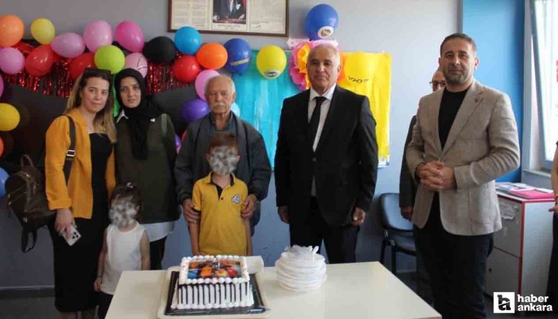 Elvankent'te şehidin oğluna doğum günü sürprizi yapıldı