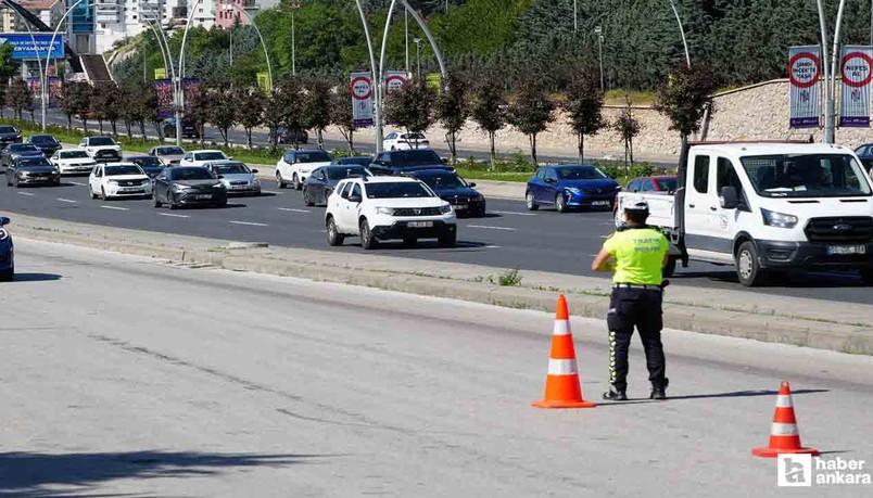 Ankara'da bayram için trafik denetimleri artırıldı