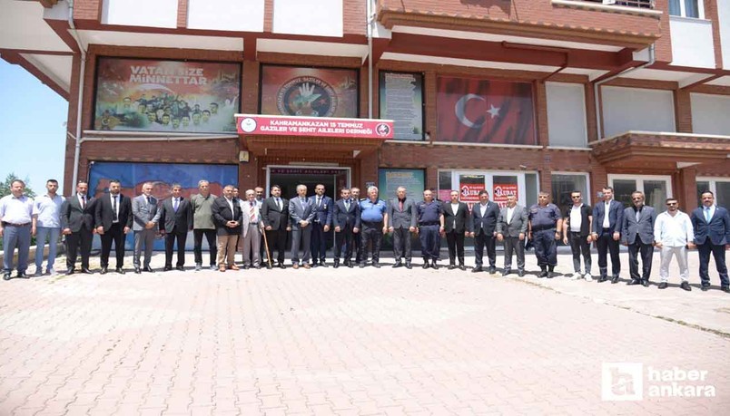 Kahramankazan Belediye Başkanı Çırpanoğlu, gazi ve şehit aileleri ile bayramlaştı