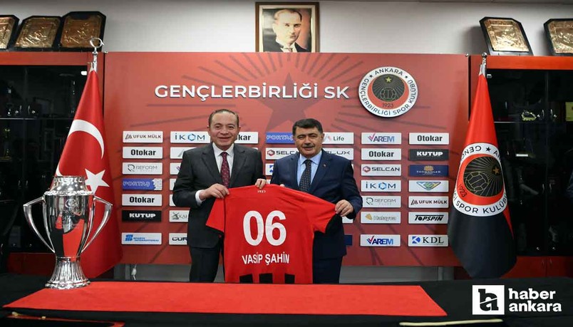 Ankara Valisi Vasip Şahin, Gençlerbirliği'ni ziyaret etti