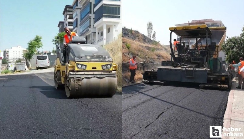 Altındağ Belediyesi ilçe genelinde asfalt mesaisine başladı