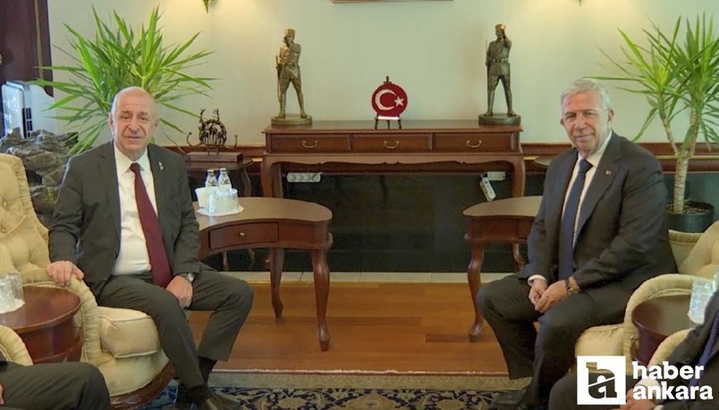 Mansur Yavaş, Ümit Özdağ ile bir araya geldi