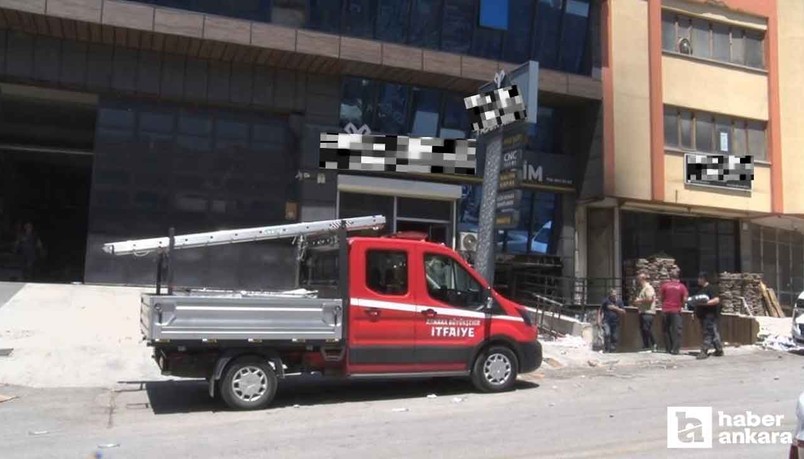 Altındağ'da mobilya imalathanesinde yangın: 1'ağır 3 yaralı!