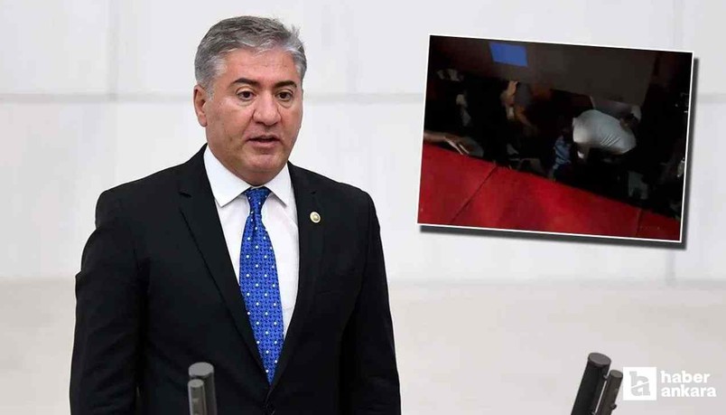 CHP Grup Başkanvekili Murat Emir Adıyaman mitinginde kürsüden düştü