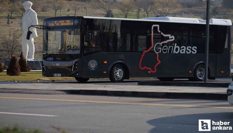 Etimesgut'ta ulaşımda yeni dönem Geribass ile 70 bin yolcuya ücretsiz hizmet!