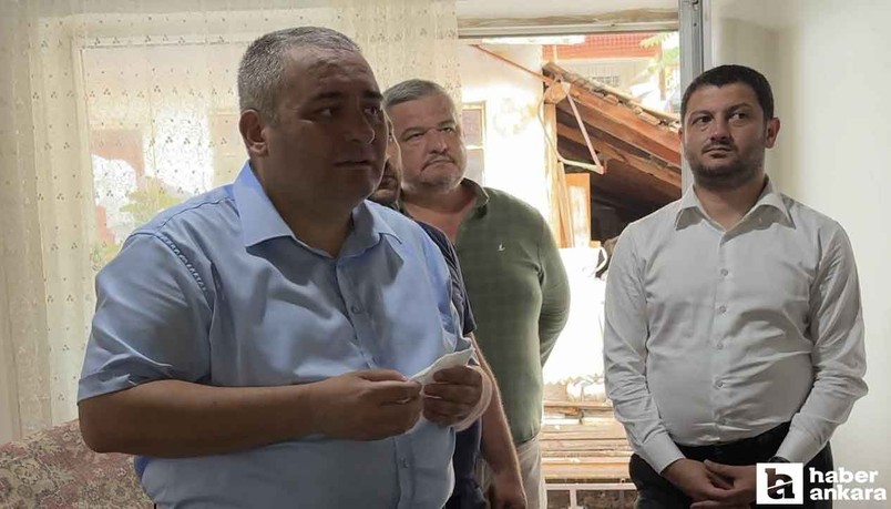 Keçiören Belediye Başkanı Özarslan selden etkilenen vatandaşları ziyaret etti