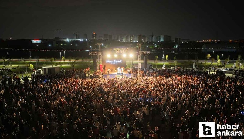 Sincan Belediyesi'nin Gastrofest Şenliği'nde konser coşkusu!