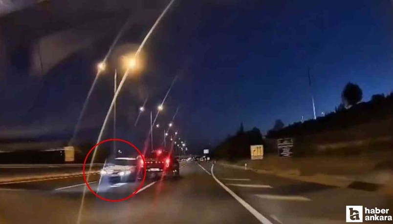 Etimesgut'ta 2 kişinin hayatını kaybettiği kaza kameraya yansıdı