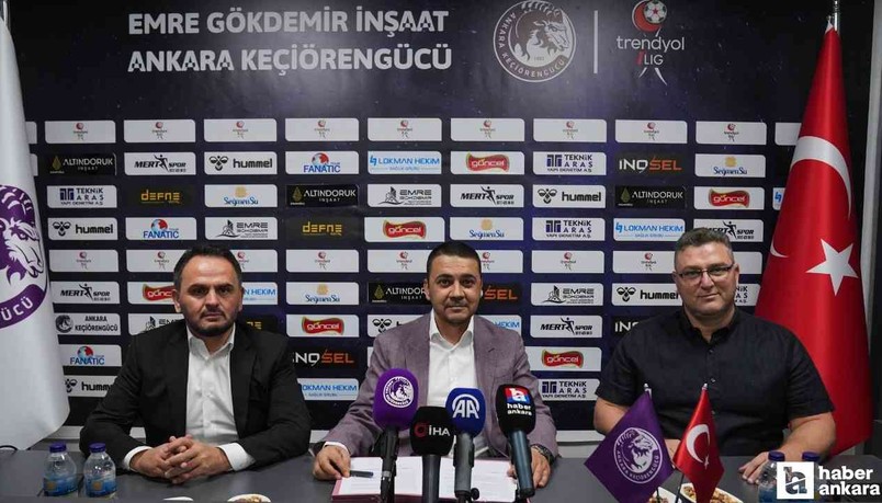 Keçiörengücü ve Emre Gökdemir İnşaat sponsorluk anlaşması imzaladı: Hedef Süper Lig!