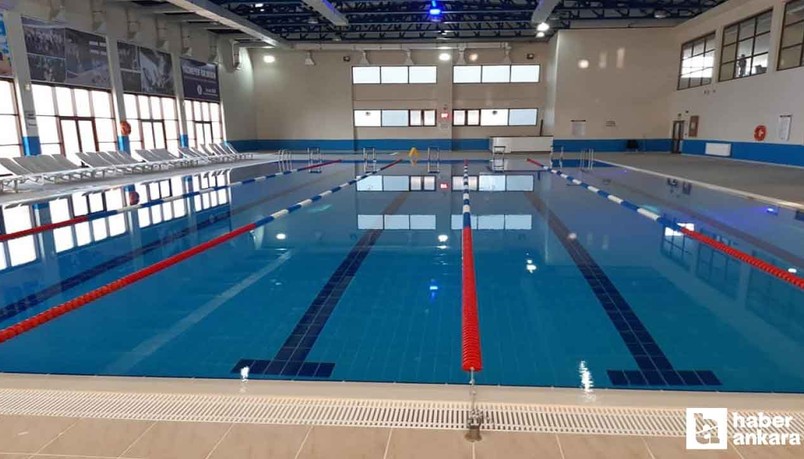 Kahramankazan Belediyesi'nin yüzme havuzu yeniden hizmete açıldı!
