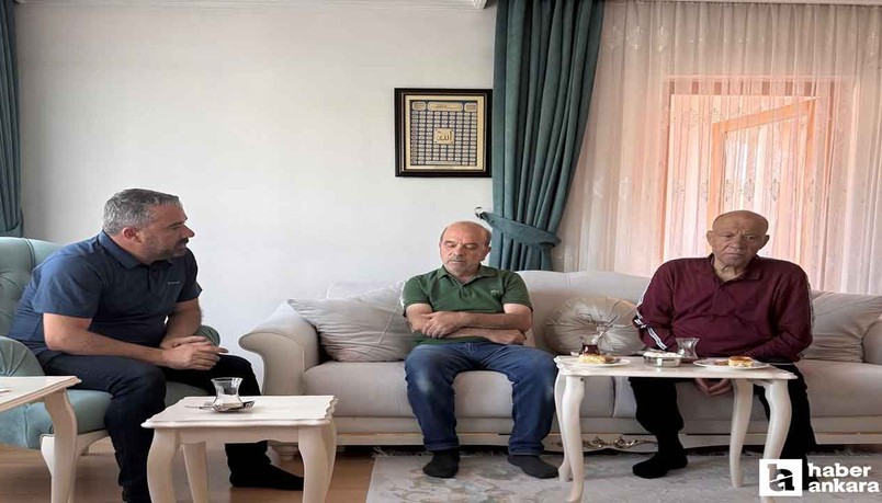 Pursaklar Belediye Başkanı Ertuğrul Çetin'den acılı alilere taziye ziyareti