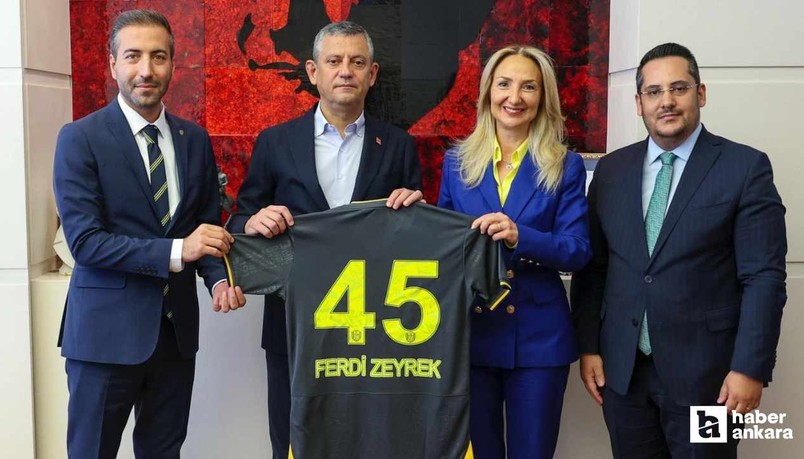 Ankaragücü'nden CHP Genel Başkanı Özgür Özel'e ziyaret