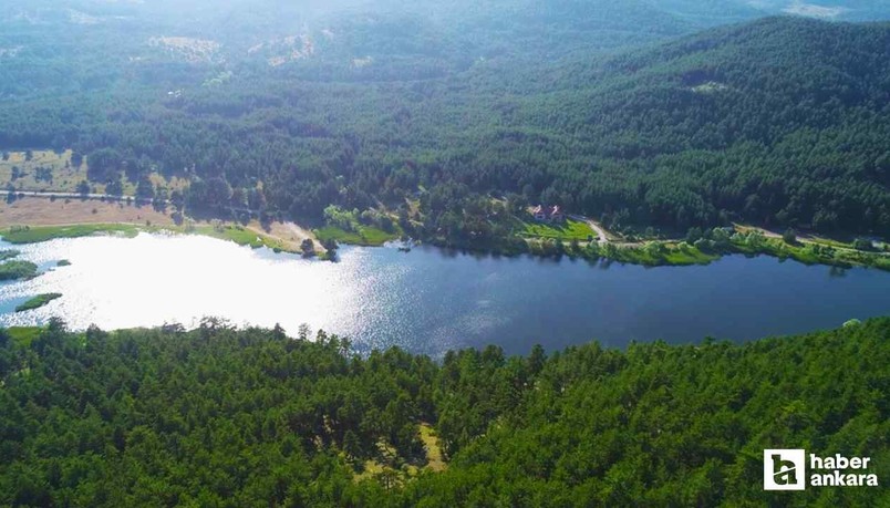 Ankara'nın kamp ve yürüyüş alanı görenleri hayran bırakıyor