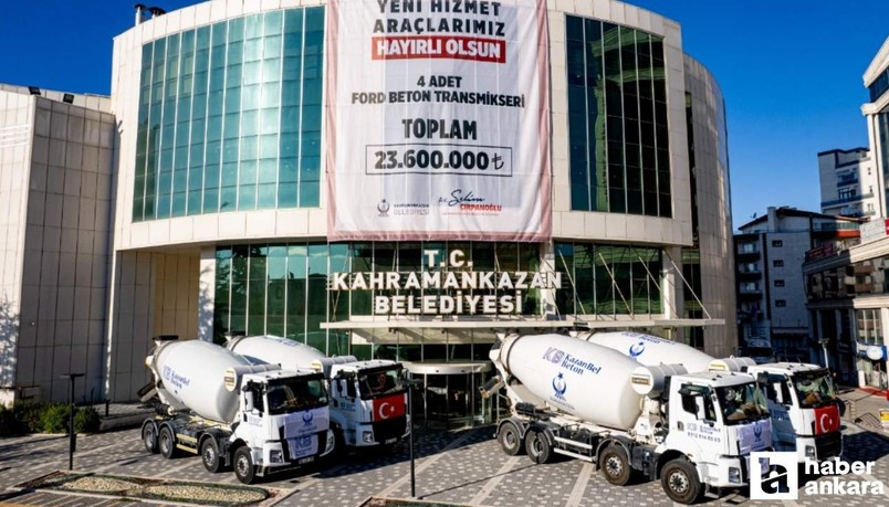 Kahramankazan Belediyesi, KazanBel beton araç filosunu güçlendirdi