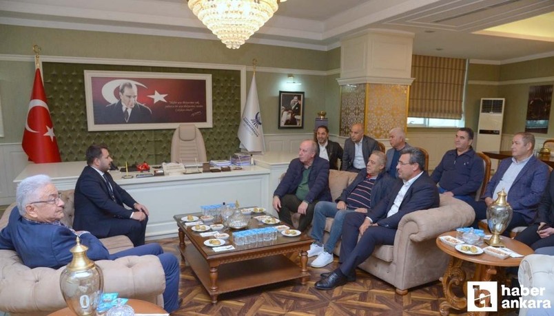 Kahramankazan Belediye Başkanı Çırpanoğlu, Muharrem İnce'yi konuk etti