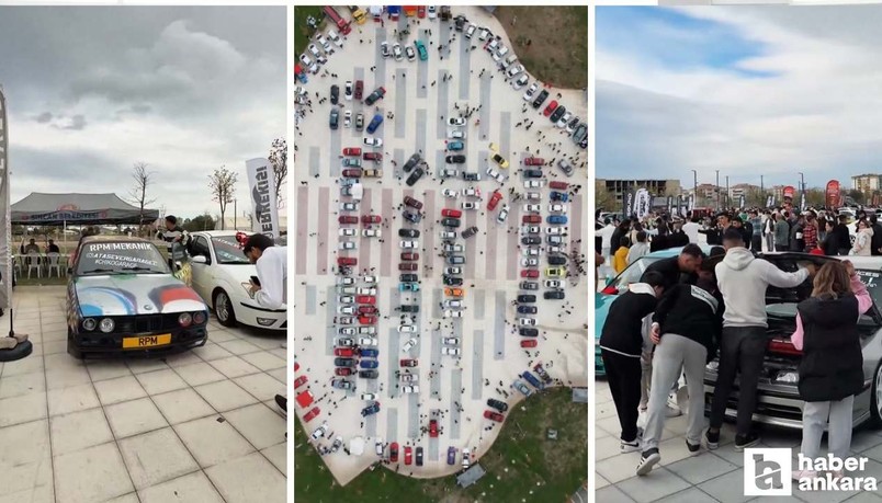 Sincan Belediyesi'nin düzenlediği Otomobil Festivali'nde adrenalin dolu anlar yaşandı