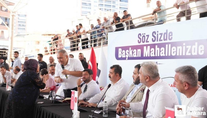 Keçiören Belediye Başkanı Özarslan mahalle buluşmalarında yeni adresi duyurdu!