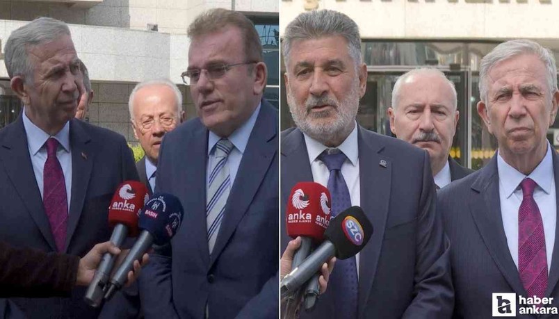 Milli Yol Partisi ve Adalet Partisi'nden Mansur Yavaş'a ziyaret!