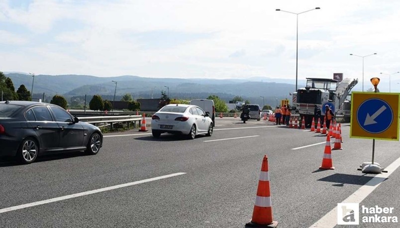 Anadolu Otoyolu Kızılcahamam Mevkisi 7 Kasım'a kadar trafiğe kapatıldı