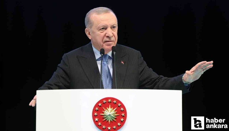 Cumhurbaşkanı Erdoğan: 'Hamd olsun üreten bir Türkiye var'
