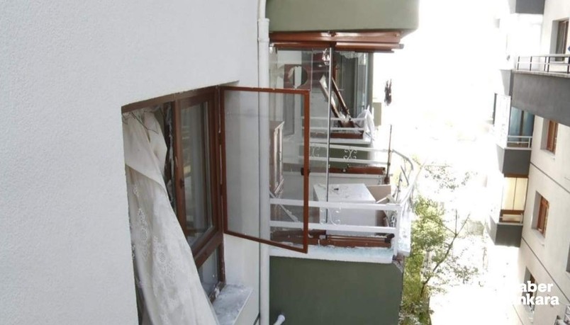 Mamak'ta doğal gaz patlaması: 1 kişi yaralandı!