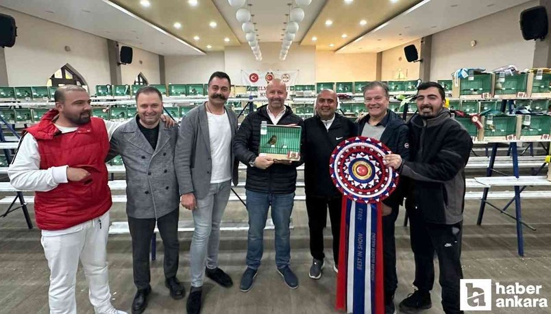 Akyurt'ta kanarya güzellik yarışması düzenlendi