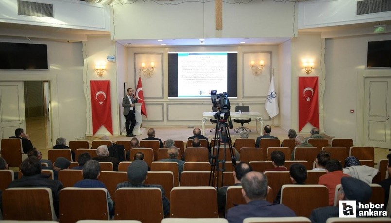 Kahramankazan Belediyesi'nde çiftçilere toprak sağlığı eğitimi