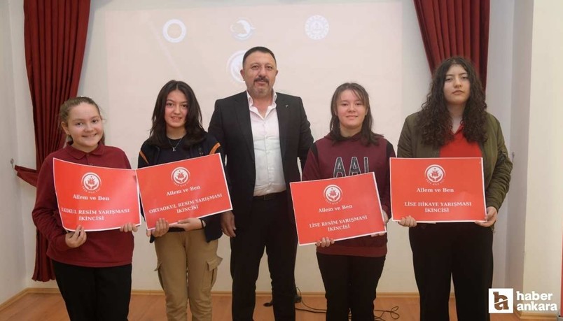 Kahramankazan'da Okullar Arası Aile Yarışması Ödülleri sahiplerine teslim edildi!