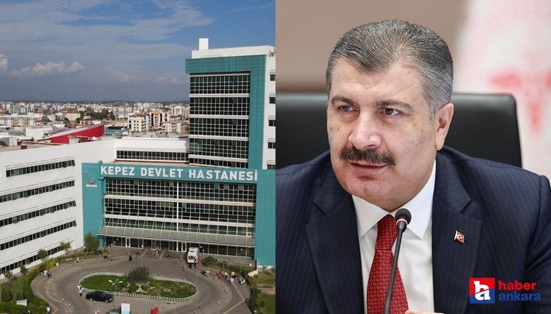 Bakan Koca'dan Kepez Devlet Hastanesi'nde hizmet veren diyaliz ünitesine ilişkin paylaşım!
