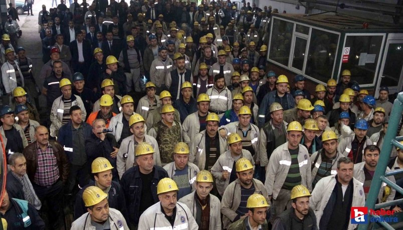 Maden işçilerinden, işten çıkarmaları protesto etme amaçlı eylem!