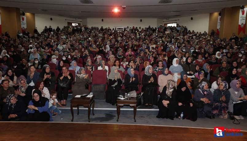Sincan'da düzenlenen "Kadın Kadına Aile Sohbeti" programına İkbal Gürpınar konuk olacak