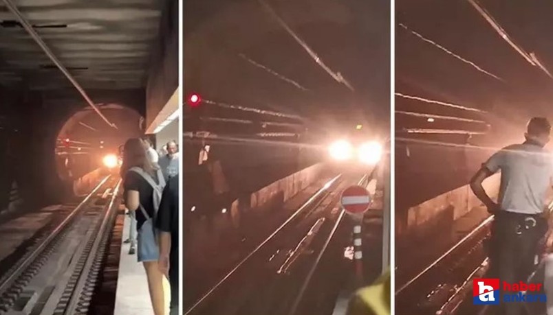 İstanbul Marmaray'da dengesini kaybeden kadın raylarının üzerine düştü